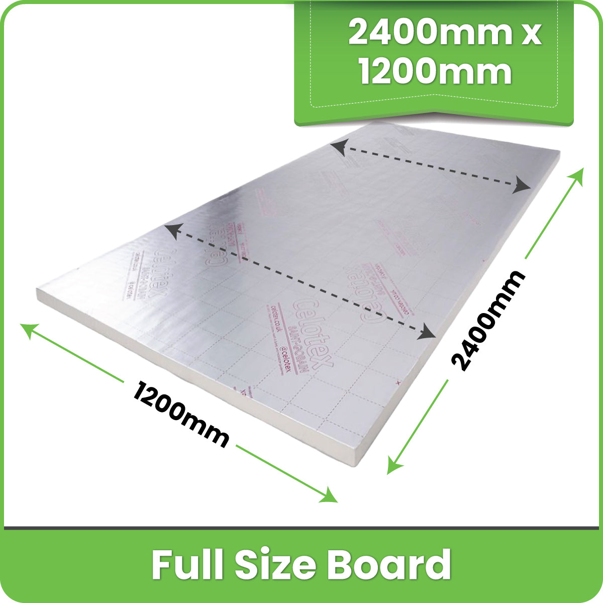 PIR Insulation Boards (2400mm x 1200mm)