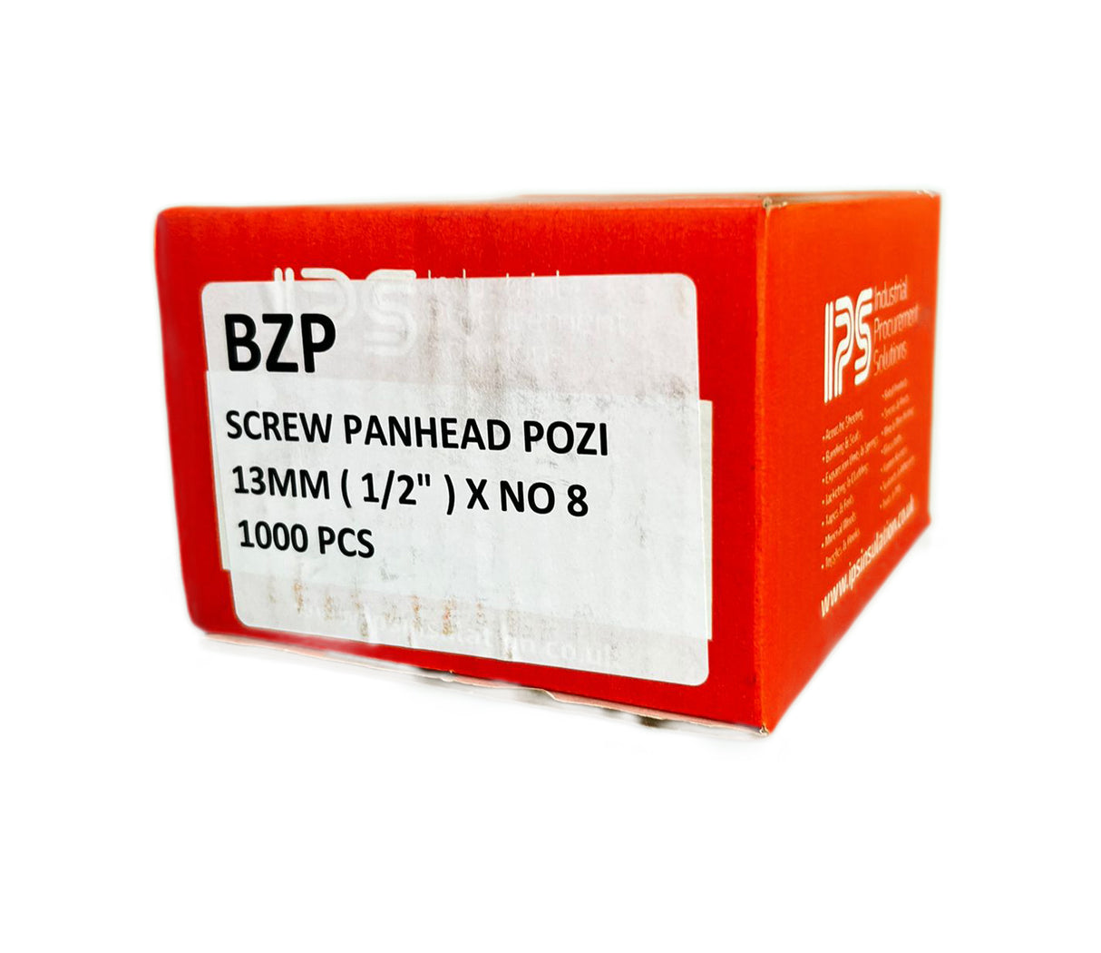 Panhead & POZI Screws 13mm (1/2") x No 8