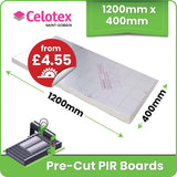 PIR Insulation Boards (1200mm x 400mm)