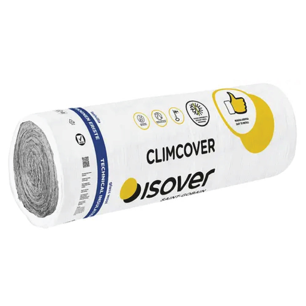 Isover Climcover Roll Alu2 – Aluminium Foil-Faced Duct Insulation