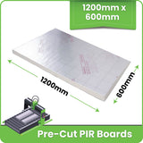 PIR Insulation Boards (1200mm x 600mm)